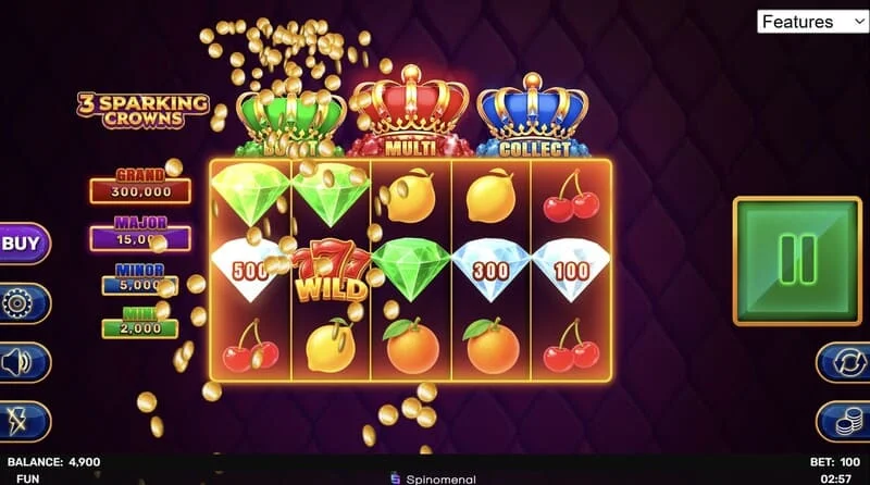 Buaiteas fiáin 3 Sparking Crowns